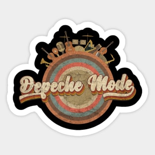 Tshirt Music Designs Vintage Retro - Depeche Mode Sticker